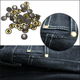 9mm Copper Denim Rivets (Pack of 10)